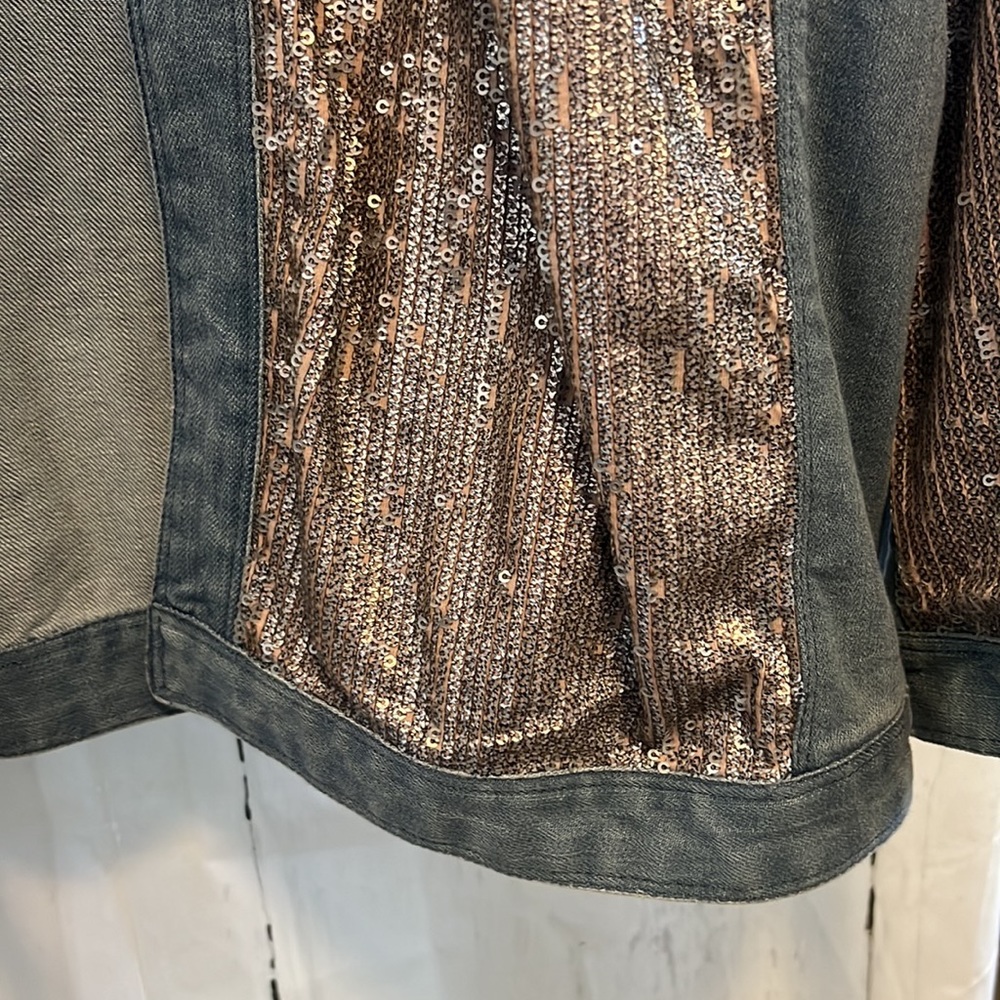 Chicos denim and sequin jacket - Picture 3 of 6